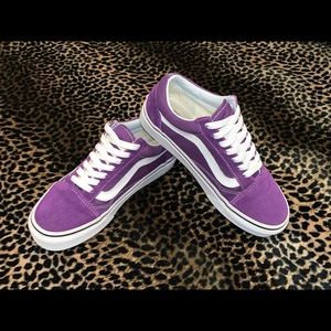 Purple Old Skool Vans Shoes